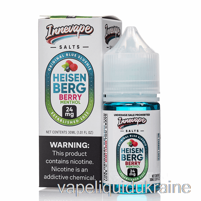 Vape Liquid Ukraine Heisenberg Berry Menthol - Innevape Salts - 30mL 50mg